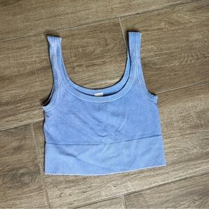 Niki Biki seamless tank top blue